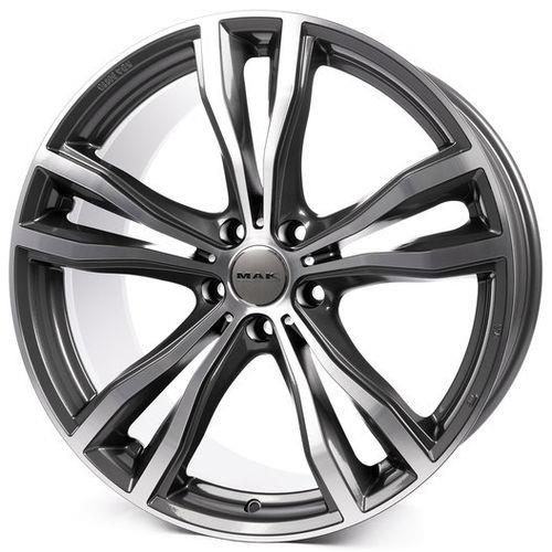 Литой диск MAK X-Mode 10,5x21 5x112 DIA66,6  ET43  Gun Met-Mirror Face