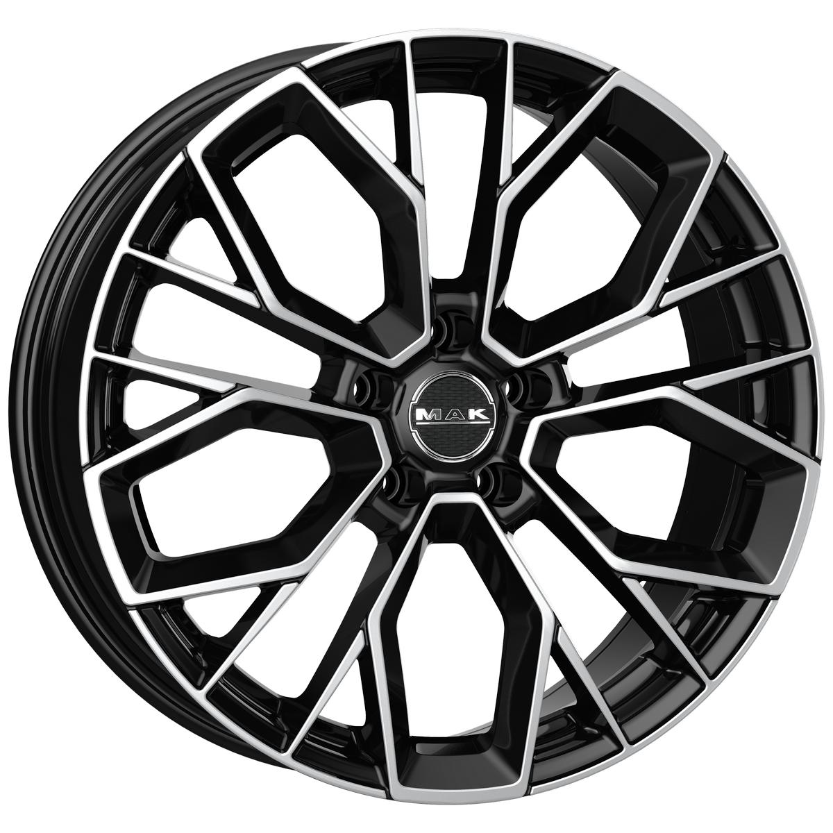 Литой диск MAK Stilo-D 10,0x21 5x112 DIA66,45  ET19  Black Mirror